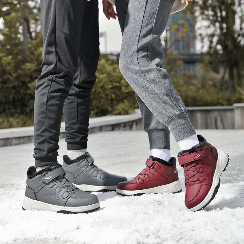 Damen isolierte Outdoor-Wanderschuhe mit rutschfester Sohle und verstellbarem Klettverschluss EB