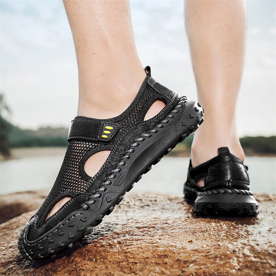 Damen Atmungsaktive Wasserschuhe mit innovativer Schnellschnürung und rutschfester Sohle EB