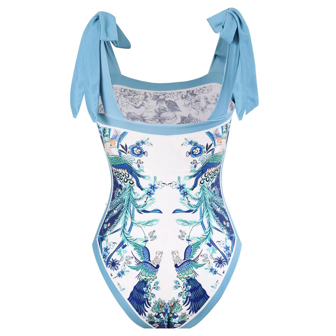 Damen Maxirock mit floralen Mustern und voluminösem Schnitt EB