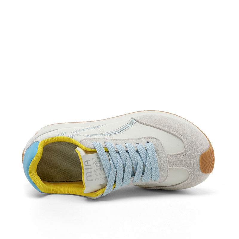 Damen Sportliche Sneakers mit modernem Design und atmungsaktiver Oberflächenstruktur EB