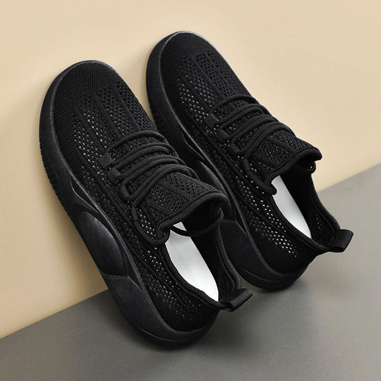 Damen Sportliche Sneakers mit atmungsaktiver Mesh-Oberfläche und dämpfendem Sohlenprofil EB