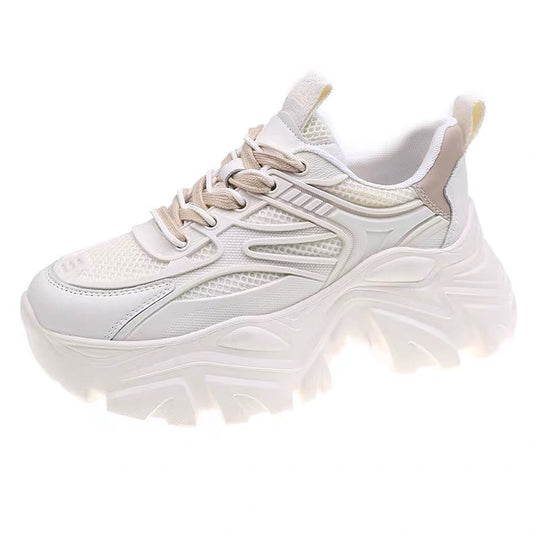 Damen Sportliche Chunky Sneakers mit strapazierfähigem Obermaterial und trendigem Design EB