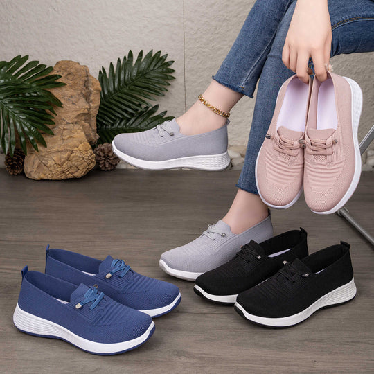 Damen Komfortable und stylische Sneaker mit elastischem Obermaterial EB