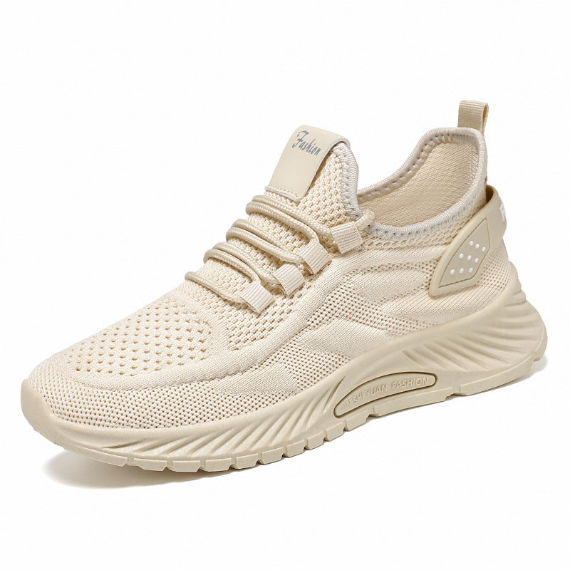 Damen nan atmungsaktive Strick-Sneaker mit gepolstertem Memory-Foam-Fußbett EB