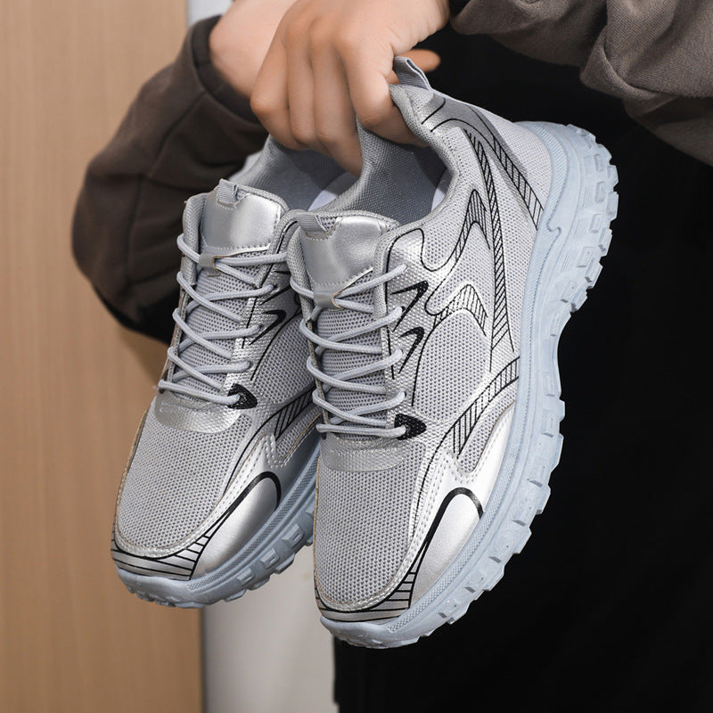 Damen Sportliche Lifestyle Sneakers mit stoßdämpfender Sohle und vielseitigem Design EB
