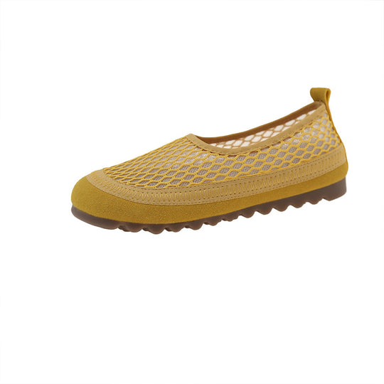 Damen leichte und atmungsaktive Mesh-Ballerinas EB
