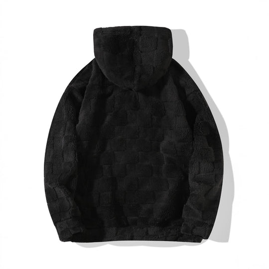 Damen Gemütliches Fleece-Set mit Kapuze und elastischem Bund EB