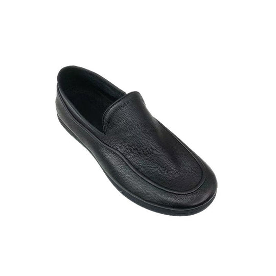Damen Elegante Leder Slipper mit komfortabler Innensohle EB