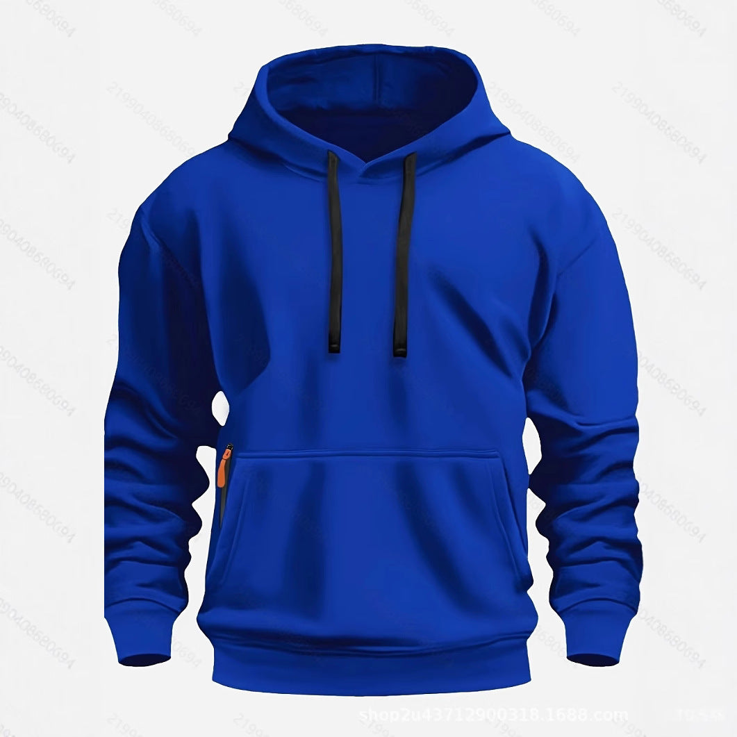 Herren sportlicher Kapuzenpullover mit praktischen Taschen und atmungsaktivem Material EB