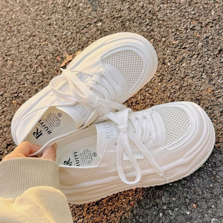 Damen Chunky Sneaker mit atmungsaktiver Mesh-Oberfläche und dämpfender Sohle EB