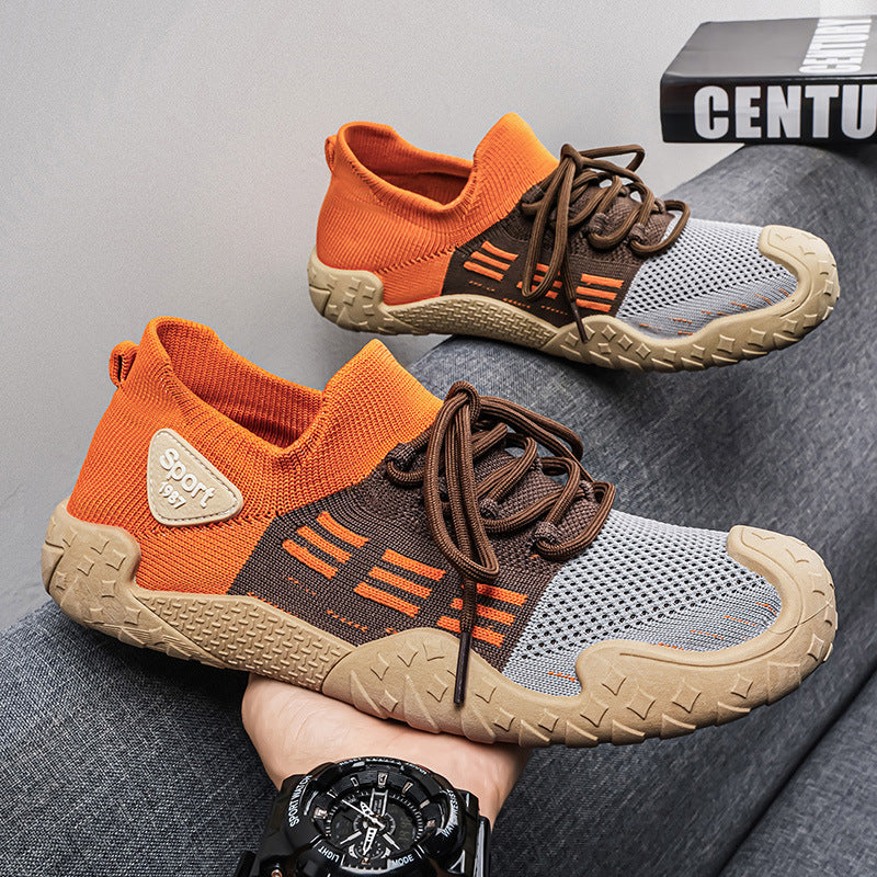 Damen Sportliche Freizeit-Sneaker mit luftiger Mesh-Oberfläche EB