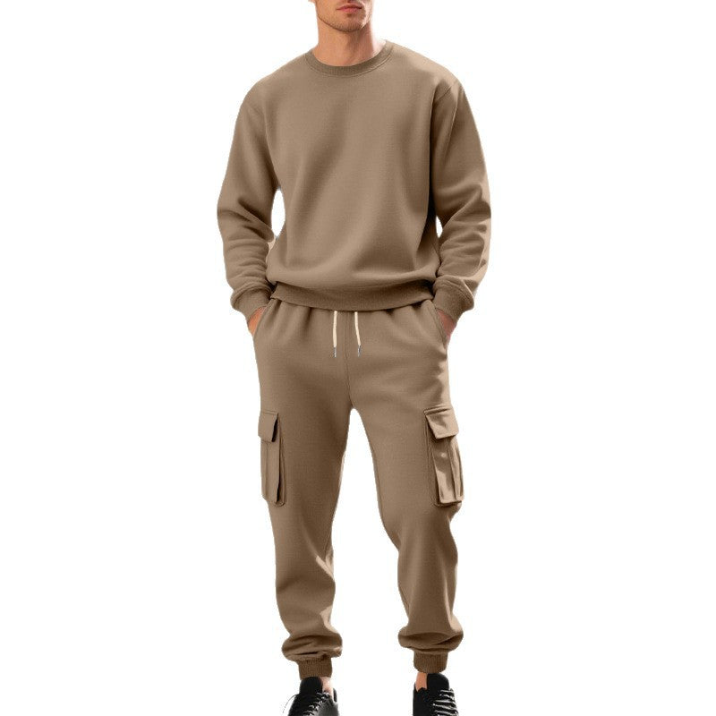 Herren lässiges Sweatshirt und Cargo-Hose Set EB