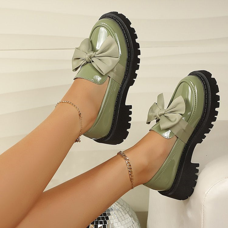 Damen Modische Slipper mit Schleifendetail EB