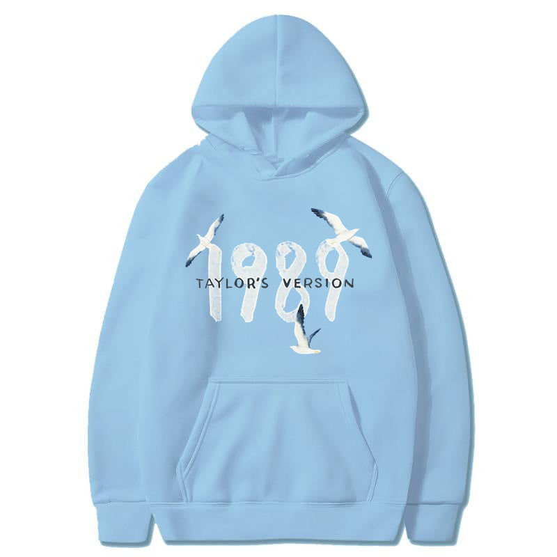 Damen Kapuzenpullover mit kreativem Vogelmotiv und hochwertiger Baumwolle EB