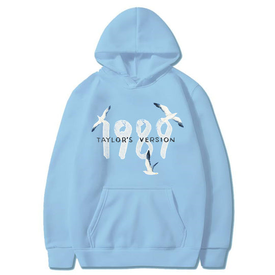 Damen Kapuzenpullover mit kreativem Vogelmotiv und hochwertiger Baumwolle EB