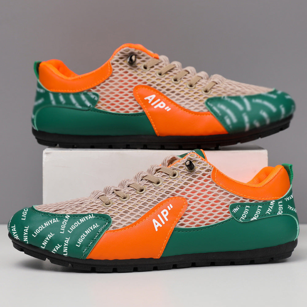 Damen Atmungsaktive und leichte Sport Sneakers mit flexibler Laufsohle EB
