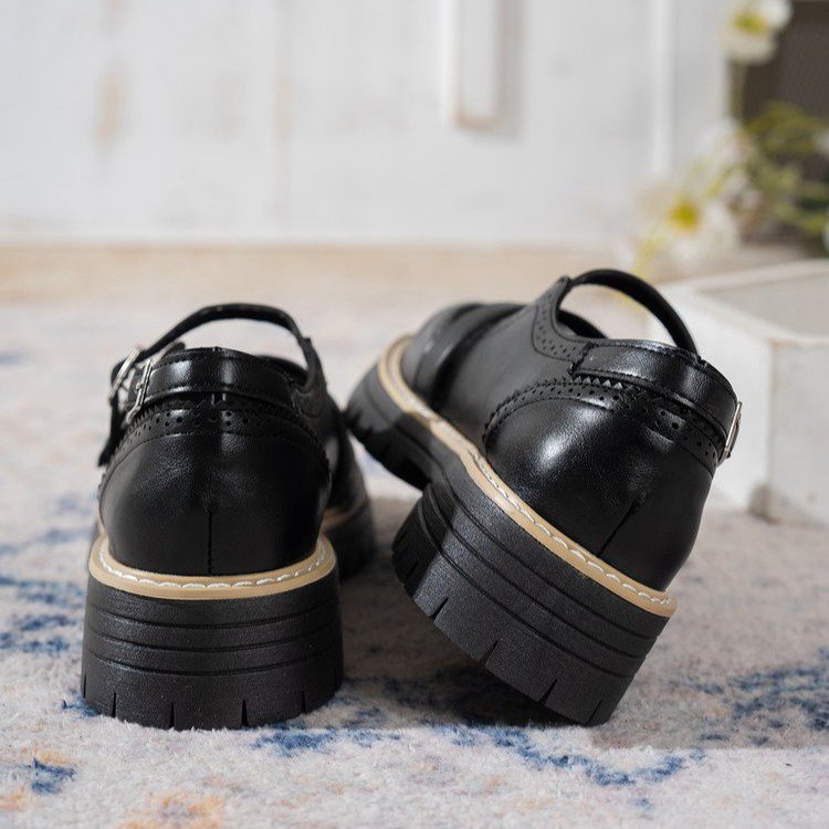 Damen Modische Ballerinas mit Doppelriemen und atmungsaktiver Sohle EB