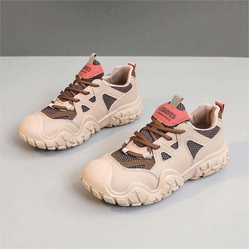 Damen Sportliche Sneakers mit reflektierender Oberfläche EB