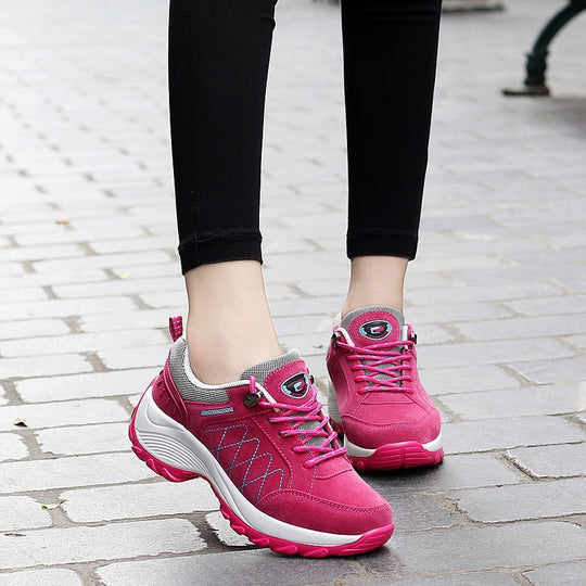 Damen Sportliche Freizeitschuhe mit rutschfester Sohle und dämpfender Einlage EB