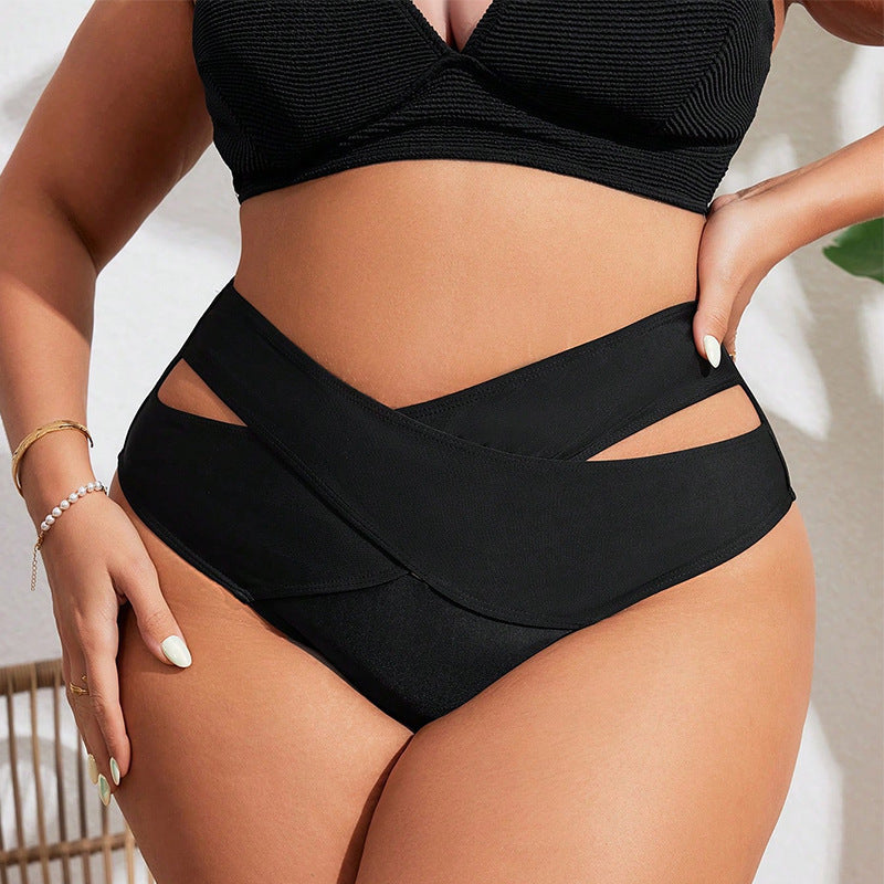 Damen Hoch taillierter Bikinislip mit raffiniertem Schnitt und seitlichen Cut-Outs EB