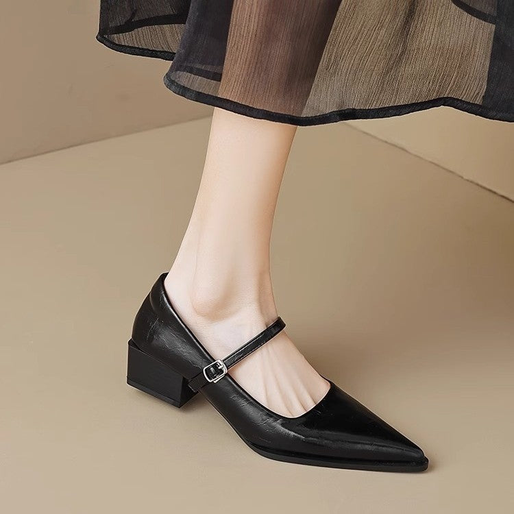 Damen elegante Slingback-Pumps mit schickem Absatz EB