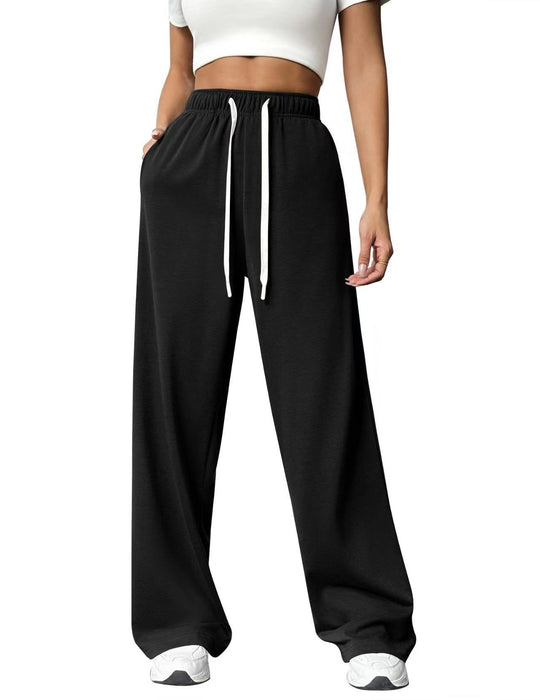 Damen nan gemütliches Lounge-Jogginganzug-Set mit Oversize-Hoodie und elastischer High-Waist Jogginghose EB