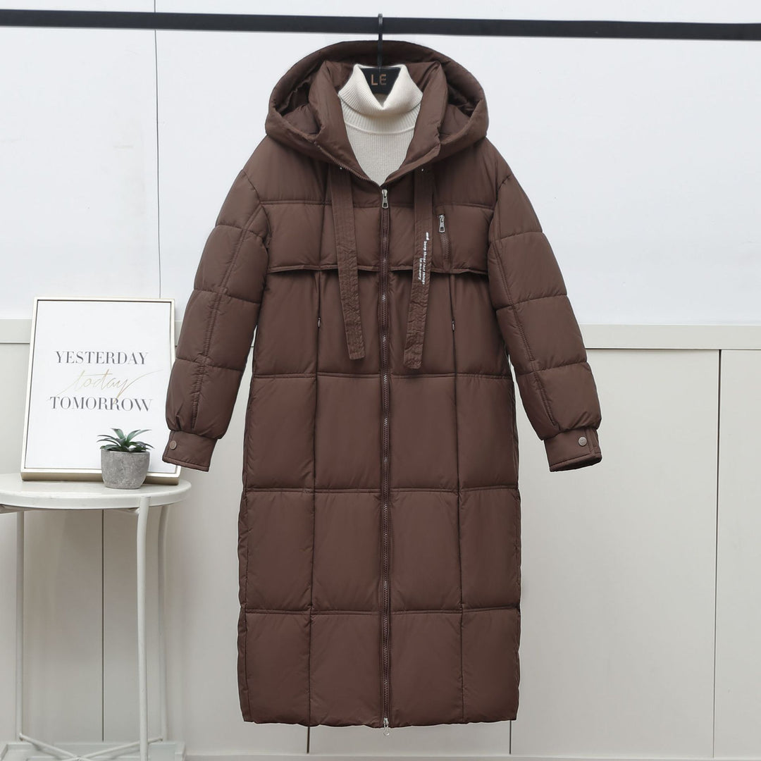 Damen Lange Daunenjacke EB