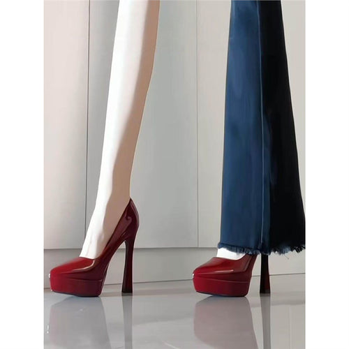 Damen stilvolle High Heel Pumps EB