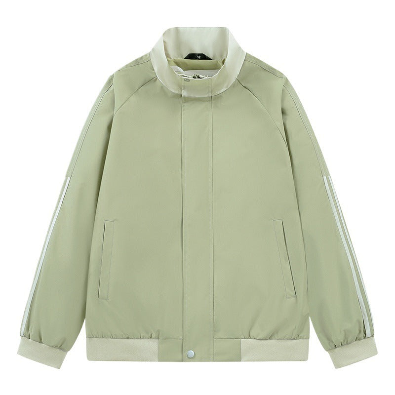 Damen sportliche Übergangsjacke mit hohem Kragen und seitlichen Eingrifftaschen EB