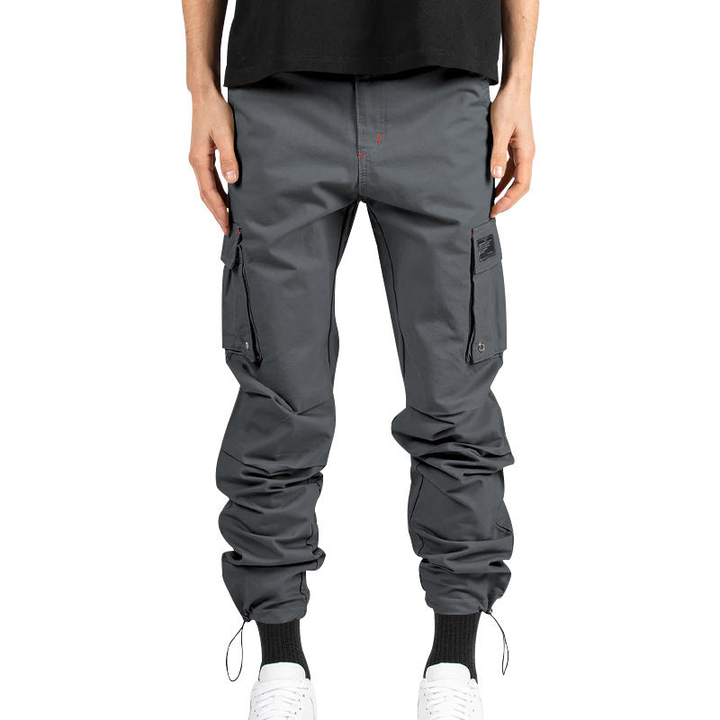 Herren Cargo-Hose mit praktischen Seitentaschen und verstellbarem Kordelzug EB