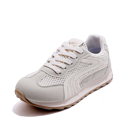 Damen Sportliche Sneakers mit atmungsaktiver Mesh-Oberfläche und dämpfender Sohle EB