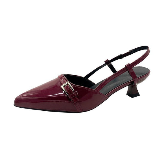 Damen Elegante Slingback-Pumps mit modischem Finishing EB