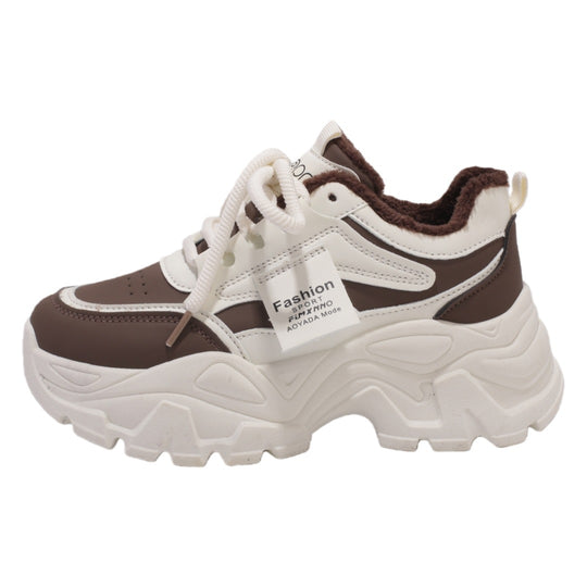 Damen Sportliche Chunky Sneakers mit weichem Innenfutter und hohem Komfort EB