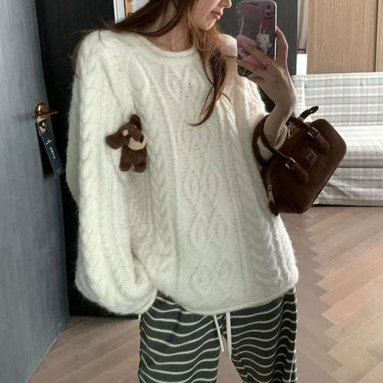 Damen Grobstrickpullover EB