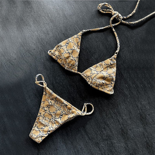Damen Triangel-Bikini mit verstellbaren Trägern und komfortabler Passform EB