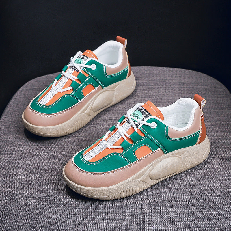 Damen Sneakers im urbanen Retro-Stil mit atmungsaktiver Konstruktion und dämpfender Sohle EB