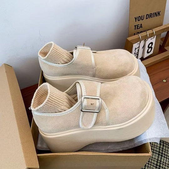 Damen modische Clogs mit verstellbarem Schnallenverschluss und komfortabler Lotussocke EB