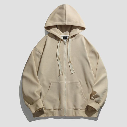 Damen warme Kapuzenjacke mit durchgehendem Reißverschluss und großzügigen Taschen EB