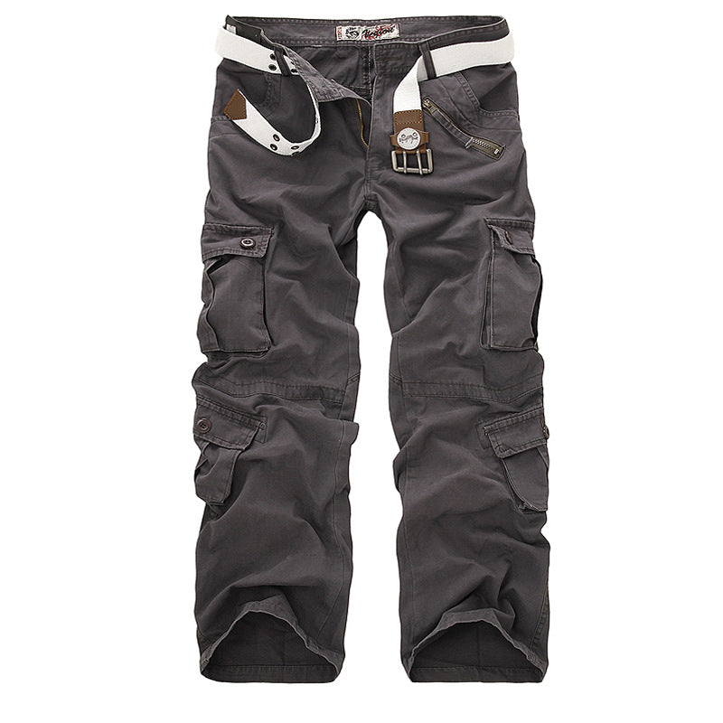 Herren Cargo-Hose mit elastischem Bund und vielseitigen Taschen EB