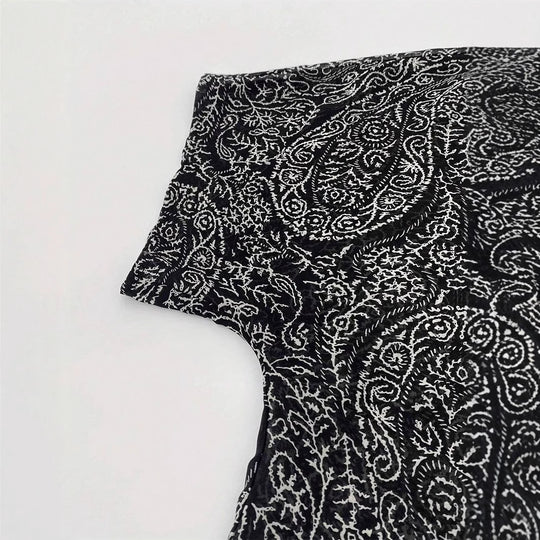 Damen Kimono-Jacke mit trendigem Muster und lockerem Schnitt EB