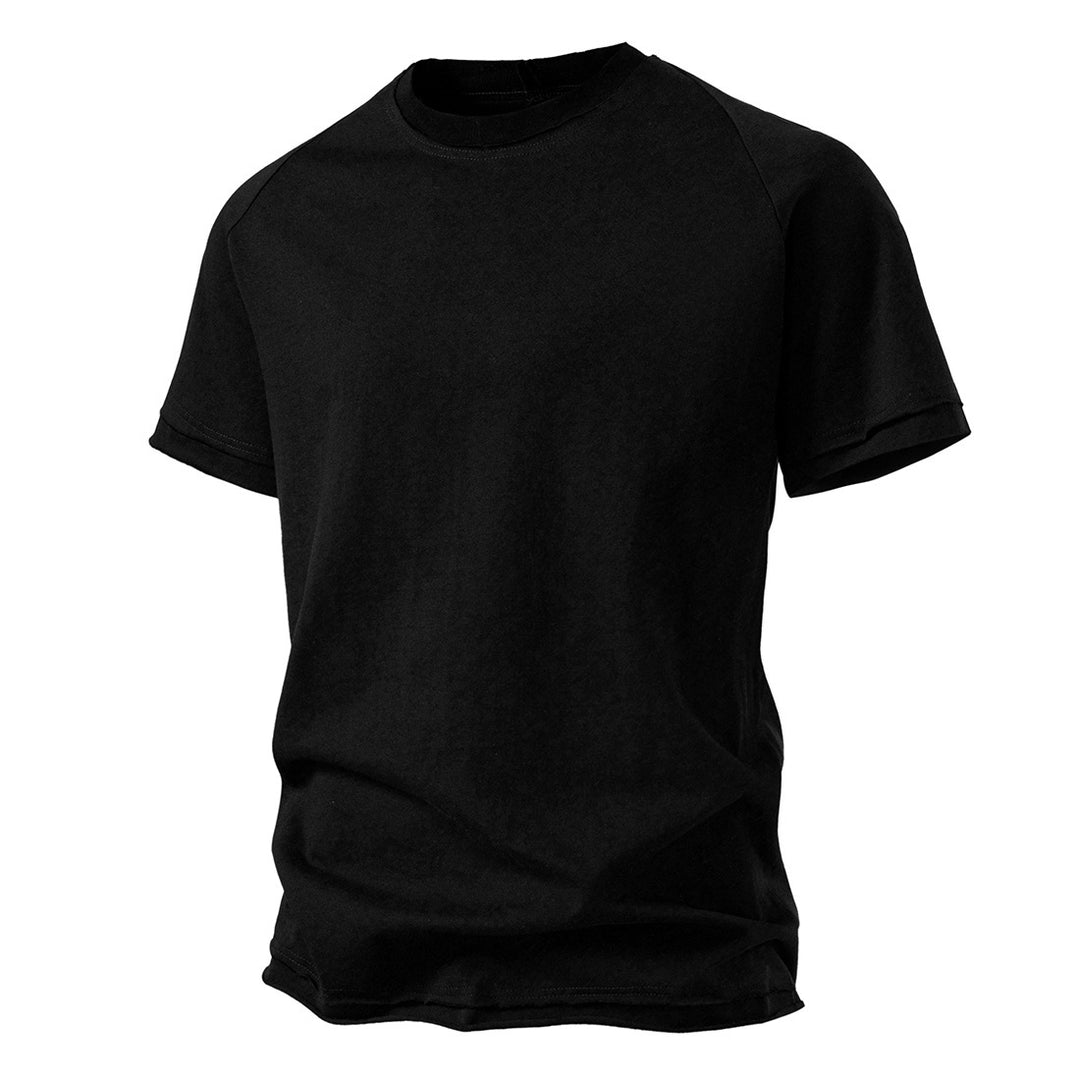 Herren lässiges Kurzarmshirt mit modischem Schnitt und atmungsaktiver Baumwolle EB