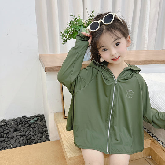 Damen Atmungsaktive Kapuzenjacke mit Anti-UV-Schutz EB