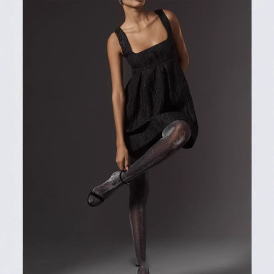 Damen Sommerkleid mit quadratischem Ausschnitt und voluminösem Schnitt EB