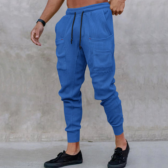 Herren Bequeme und funktionale Cargo-Hose mit elastischem Bund EB