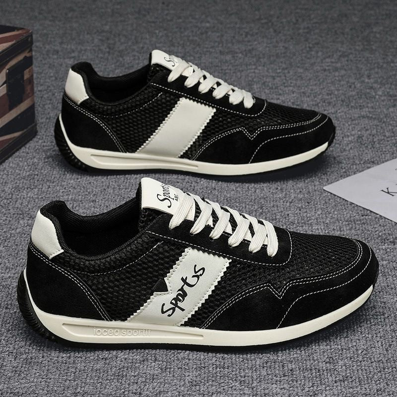 Damen Sportliche Sneaker mit atmungsaktivem Mesh-Obermaterial und rutschfester Sohle EB