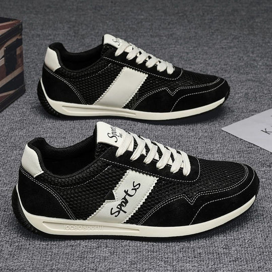 Damen Sportliche Sneaker mit atmungsaktivem Mesh-Obermaterial und rutschfester Sohle EB