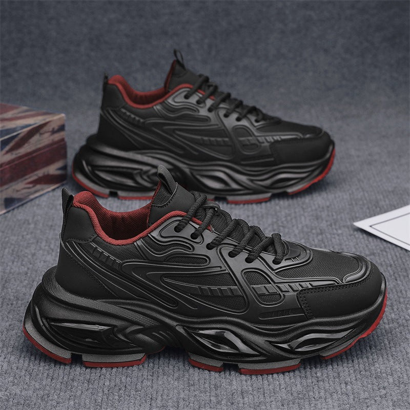 Damen Sportliche Chunky Sneakers mit elastischem Dämpfungssystem und atmungsaktivem Obermaterial EB