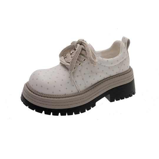 Damen Modische Schnürschuhe mit trendigem Blockabsatz EB