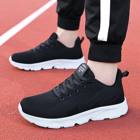 Damen Sportliche Sneakers mit atmungsaktivem Mesh-Obermaterial und stoßdämpfender Sohle EB 1774576066