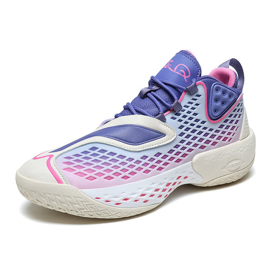 Damen Sportliche und atmungsaktive Basketball-Sneaker mit dämpfender Sohle EB